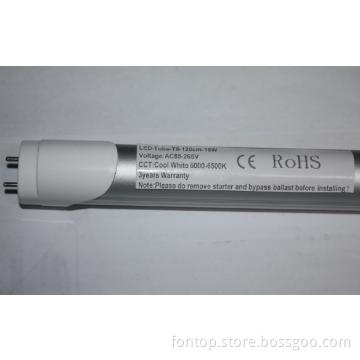 G13 base led tube 1.2m 18w 1500-1700lm RoHS CE C-Tick